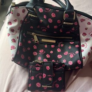 Juicy couture purse and mini wallet